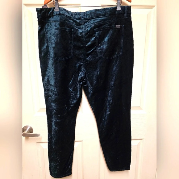 Jen7 by 7 for All Mankind - Velvet Ankle Skinny Jeans - Green - Plus Size 18 - Picture 11 of 16
